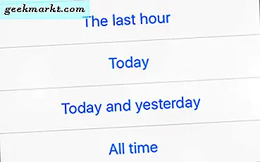 IPhone'da Geçmişi Nasıl Temizle