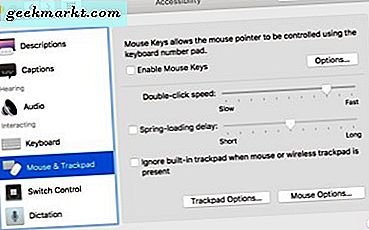 Mac ve diğer Erişilebilirlik seçeneklerini nasıl uzaklaştıracağınız