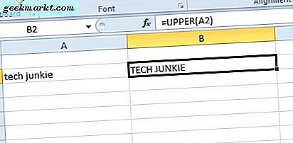 Excel elektronik tablo hücrelerinde ilk harfi nasıl büyük harf için