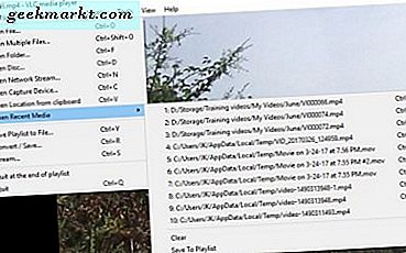 VLC'de Görüntüleme Geçmişinizi Nasıl Silebilirsiniz?